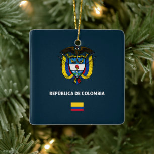 Ornement En Céramique Étui de téléphone passeport Colombie
