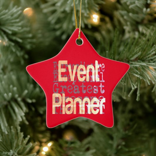 Ornement En Céramique Event Planner (Arbre)
