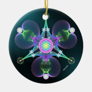 Ornement En Céramique Évolution lumineuse de corps
