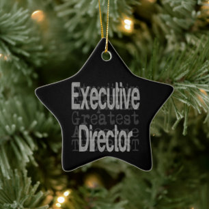 Ornement En Céramique Executive Director