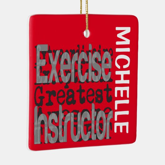 Ornement En Céramique Exercice Instructor Extraordinaire CUSTOM (Droite)