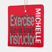 Ornement En Céramique Exercice Instructor Extraordinaire CUSTOM (Gauche)