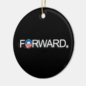 Ornement En Céramique Expédiez pour Obama 2012 (Gauche)