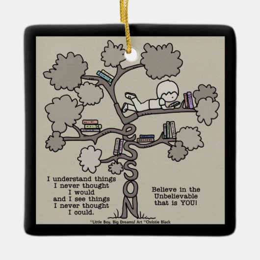 Ornement En Céramique Expérience acquise (Devant)