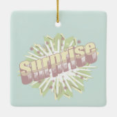 Ornement En Céramique Explosion d'onomatopée surprise (Dos)