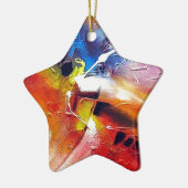 Ornement En Céramique Expressionism (Gauche)