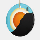 Ornement En Céramique Extreme Disk Golf (Gauche)