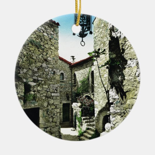 Ornement En Céramique Eze, Alpes maritime (Devant)