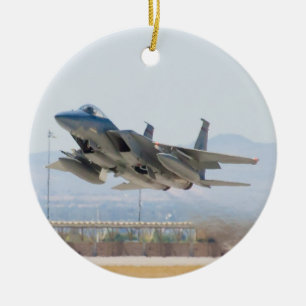 Ornement En Céramique F-15C Eagle enlèvent l'ornement