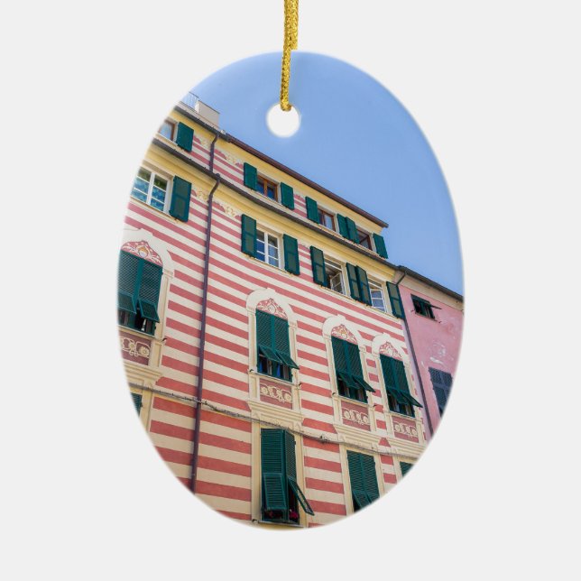 Ornement En Céramique Façades de la maison Monterosso Cinque Terre Ligur (Devant)