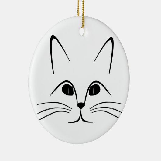 ORNEMENT EN CÉRAMIQUE FACE CAT (Droite)