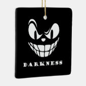 Ornement En Céramique Face monstre sombre (Droite)