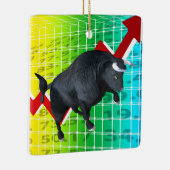 Ornement En Céramique Facturation du marché Bull (Droite)