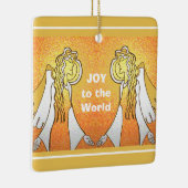 Ornement En Céramique Faire-part des anges de Noël (Droite)