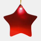 Ornement En Céramique FAIRY OF THE FLOWERS Red Ruby Star (Dos)