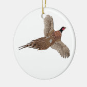 Ornement En Céramique Faisan sans texte (Gauche)