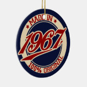 Ornement En Céramique Fait En 1967 (Droite)