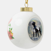 Ornement en céramique fait sur commande (Gauche)