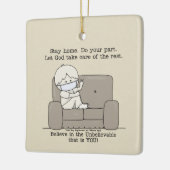 Ornement En Céramique Faites votre part (Gauche)