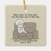 Ornement En Céramique Faites votre part (Devant)