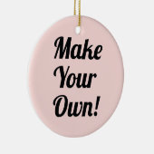 Ornement En Céramique Faites votre propre cadeau fait sur commande (Droite)