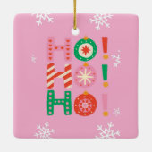 Ornement En Céramique Famille de vacances (Dos)