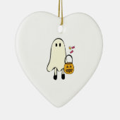 Ornement En Céramique Fantôme de Halloween (Droite)