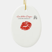 Ornement En Céramique Feather Vibrant Copper (Dos)