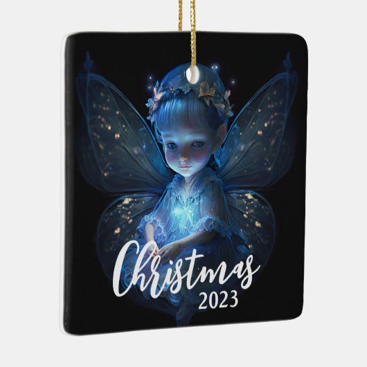 Ornement En Céramique Fée de Noël (Droite)