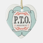 Ornement En Céramique Félicitations amusantes pour faire semblant d'être (Droite)