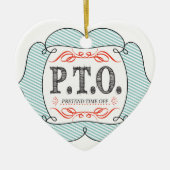 Ornement En Céramique Félicitations amusantes pour faire semblant d'être (Devant)