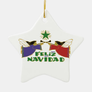 Ornement En Céramique Feliz Navidad