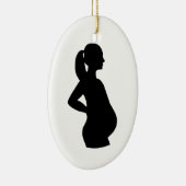 Ornement En Céramique Femme enceinte (Droite)