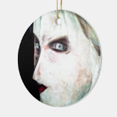 Ornement En Céramique Femme fâchée LAIDE (Gauche)