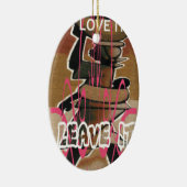 Ornement En Céramique Femmes et enfants La vie n'est pas juste ; habitue (Droite)