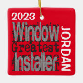 Ornement En Céramique Fenêtre Installer Extraordinaire CUSTOM (Devant)