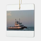 Ornement En Céramique Ferry sur l'eau (Gauche)