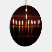Ornement En Céramique Festival de lumière Hanoukka Menorah (Droite)