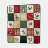 Ornement En Céramique Festive Design Christmas Ornament (Gauche)