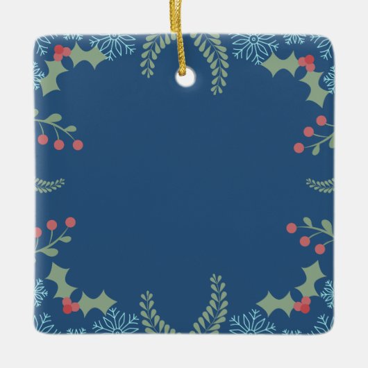 Ornement En Céramique Festive Garland (Devant)