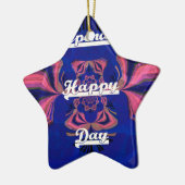 Ornement En Céramique Fête de l'Indépendance (Gauche)