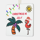 Ornement En Céramique Fête D'Été Noël En Juillet (Gauche)