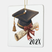 Ornement En Céramique Fêtes customisées Diplôme Noël (Gauche)