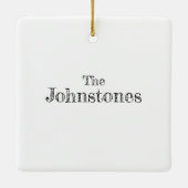 Ornement En Céramique Feu de Dumpster mauvaise année 2021 2020 Noël (Dos)