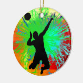 Ornement En Céramique Feux d'artifice de service de boule de volée (Gauche)