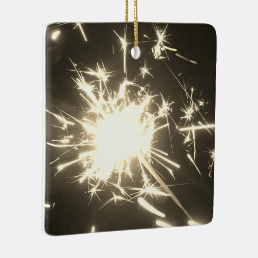 Ornement En Céramique Feux d'artifice Sparkler Noël (Droite)