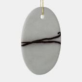 Ornement En Céramique Fève de vanille avec sucre (Droite)