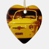 Ornement En Céramique Fiat 500 Abarth. (Droite)