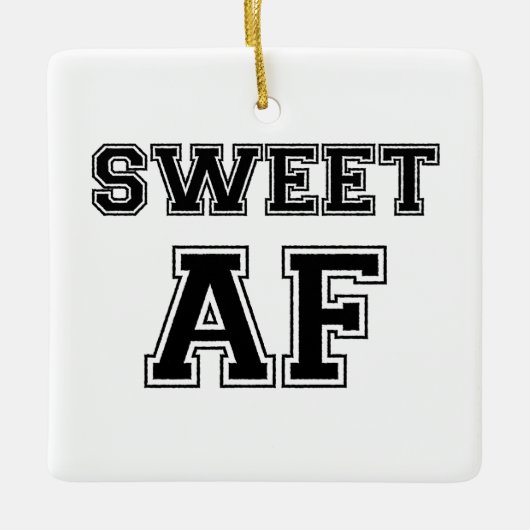 ORNEMENT EN CÉRAMIQUE FICHE SUCRE (Devant)