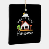 Ornement En Céramique Fier nouveau propriétaire (Droite)